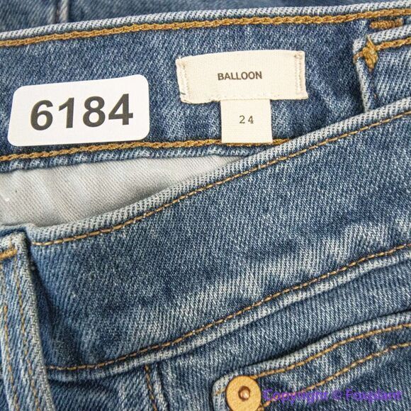 NEW Madewell Balloon Jeans in Ellisboro Wash, 24 - Picture 13 of 15